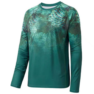 Camisa de Pesca Sublimada de Corte Ajustado a Precio Razonable, Nuevo Diseño, Secado Rápido, Transpirable, Venta al Por Mayor - Product Image 1
