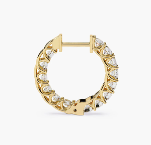 Pendientes de Diamantes Cultivados en Laboratorio Betterstar, Corte Brillante, Oro Vintage, Certificación IGI, Alta Pureza, Personalizables, Joyería para Mujer - Product Image 3