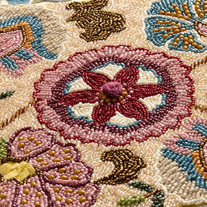 Floral Embroidered Table <b>Runner</b> Traditional Cloth Home Decor <b>Washable</b> - Product Image 2