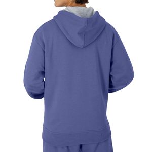 Sudadera con Capucha Oversize Vintage para Hombre, Estilo Básico, Mezcla de Algodón, Pullover Streetwear, Hombro Caído, Forro Polar Grueso, Ropa de Invierno Personalizada - Product Image 3