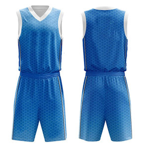 Ensemble de maillots de basket-ball pour hommes de qualité supérieure, sans manches, col en V, respirant, en polyester, à blocs de couleur, uniformes pour adultes, toutes saisons - Product Image 4