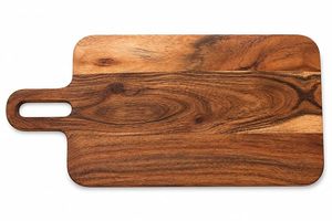 Planche à fromage personnalisée en bois d'acacia avec poignée, plateau de service en bois pour la cuisine et les fêtes - Product Image 3