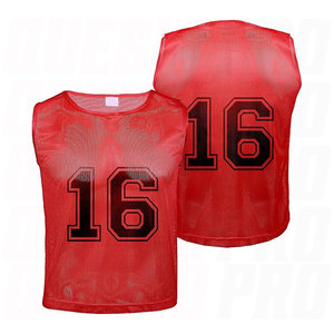 Duramesh Pinnies Scrimmage Vest for Kids Youth and Adults Breathable Lightweight Numbered <b>Training</b> Penny Jerseys for Soccer - Product Image 2