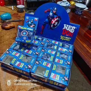 Needoh Cubo de Maltitol Capitán América, Juguetes Blandos de Superhéroes para Aliviar el Estrés, Juguetes Elásticos Antiestrés para Apretar - Product Image 4
