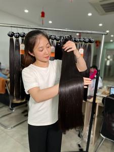 Cabello Humano Vietnamita Liso Natural de 26'' Doble Trama, Grado 12A, Listo para Enviar, Paquete de Cabello Vietnamita Virgen Liso Natural - Product Image 5