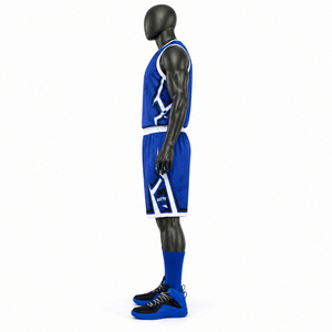Ensemble de sport à séchage rapide, logo personnalisé, réversible, fabriqué au Pakistan, 2026, uniforme de basketball d'entraînement, unisexe, respirant, imprimé - Product Image 4