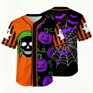 Baseball Jersey Breathable Sportswear <b>Set</b> Plus Size Printed Design With <b>Beaded</b> Features for Adults - Product Image 3