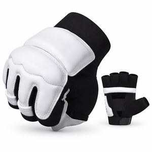 Gants de boxe MMA demi-doigts pour fitness, Muay Thai, Taekwondo, Karaté, Sanda, entraînement au sac de frappe et protection sportive - Product Image 1