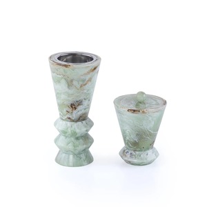 Quemador de Incienso y Porta Incienso de Resina Árabe de Lujo, Elegante Mubkhar Tradicional para Oud, Fragancia de Bakhoor, Decoración Árabe para el Hogar - Product Image 2