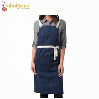 Delantal de lino vaquero de alta calidad, babero impermeable, cocina, peluquería, ropa de peluquero, modelo para niños, venta al por mayor, cocina, barbacoa, Chef