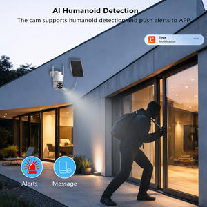 Hệ thống camera giám sát an ninh thông minh năng lượng mặt trời Wifi 2.4GHz, mẫu mới năm <span class=keywords><strong>2026</strong></span> của nhà máy, sử dụng ngoài trời cho nhà ở - Product Image 4