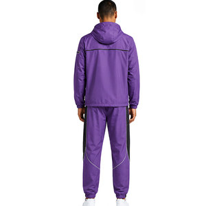 Lightweight Men Windbreaker <b>Suit</b> Athletic Sportswear Set For Gym Training Walking And Everyday Active Comfort - Product Image 2