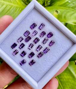 Natural Amethyst Cut Loose Gemstones Purple Amethyst Faceted Stones for Jewelry Making Rings Earrings All Sizes Available - Product Image 2
