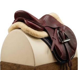 Selle de cheval en cuir de haute qualité, confortable pour le saut d'obstacles et le dressage, accessoires équestres durables, vente en gros - Product Image 3