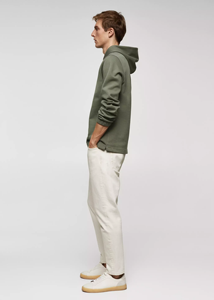 Vente en gros de sweats à capuche pour hommes, unis, décontractés, grammage lourd 450-500 g/m², en molleton bouclette 100% coton de haute qualité, brodés - Product Image 3