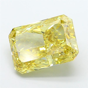 เพชรเม็ดเดี่ยวทรงคุชชั่น เรืองแสง สวยงาม ได้รับการรับรอง CVD สำหรับงานออกแบบเครื่องประดับหรูหรา สีเหลืองเข้ม เพชรเลี้ยงในห้องปฏิบัติการ - Product Image 6