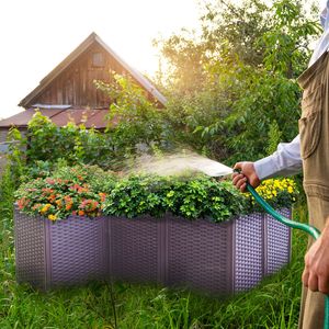 Kit de Jardinière Surélevée en Plastique - 5 Bacs de Culture de 20,5 pieds de hauteur avec Kit d'Entretien des Plantes pour Utilisation Intérieure et Extérieure - Product Image 2
