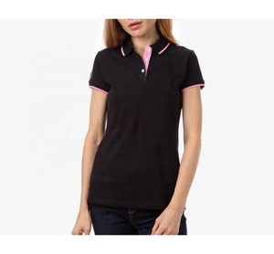 Venta Directa de Fábrica al por Mayor, Camiseta Polo de Manga Corta para Mujer, 100% Poliéster de Alta Calidad, con Logotipo Personalizado - Product Image 5