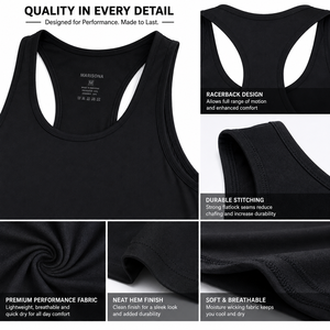 Camiseta Deportiva Personalizada para Mujer, de Secado Rápido, Ligera, Transpirable, sin Mangas, para Gimnasio, Entrenamiento, Fitness, OEM, ODM, Marca Privada - Product Image 3