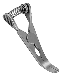 Pinza Hemostática Cruzada Curva de Acero Inoxidable Glover Atrauma Bulldog Premium para Cirugía Vascular, Instrumentos Médicos Manuales Clase Quirúrgica - Product Image 3