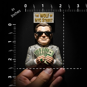 Colgante de Letra con Diamantes, Figura de Gangster, Chapado en Oro de 18K, Accesorio de Joyería para Streetwear, Fiesta o Regalo - Product Image 6