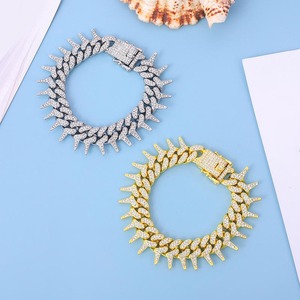 Personality Fashion <b>Men'S</b> Hip Hop Stainless Steel Bracelet Chain Wholesale Simple Cuban Bracelet for <b>Men</b> Gift - Product Image 2