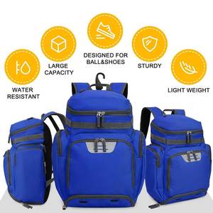Portable Waterproof Organized Pickleball <b>Backpack</b> <b>Multi</b> <b>Compartment</b> Durable Lightweight Design Men Women Training Outdoor Sports - Product Image 6