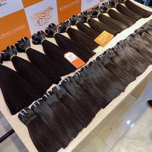 Venta caliente al por mayor precio hueso recto negro trama paquetes de pelo virgen vietnamita extensiones de cabello - Product Image 4