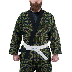 Uniforme de Jiu-Jitsu personnalisé, style martial arts, extensible, léger, respirant, dernier design, durable, en coton. - Product Image 2