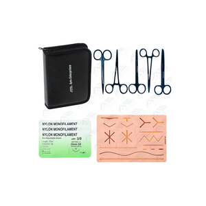Suture Practice <b>Kit</b> for Medical Students Complete <b>Suturing</b> Practice <b>Kits</b> for Hands-On Surgical Suture <b>Kit</b> Medic Instrument - Product Image 1