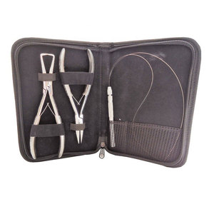 Kit d'outils professionnels en acier inoxydable de haute qualité pour l'application et le retrait d'extensions de cheveux à bandes adhésives – Vente en gros - Product Image 6