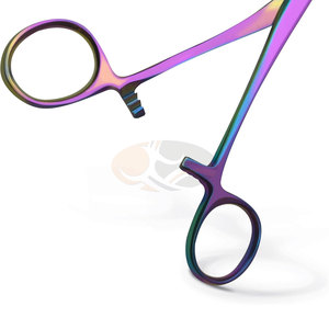 ที่จับเข็มขนาด 7.5 นิ้ว สีรุ้ง แบบแมนนวล ทำจากสแตนเลสสตีล หลายสี สำหรับศัลยกรรมจักษุ ได้รับการรับรองมาตรฐาน CE - Product Image 6