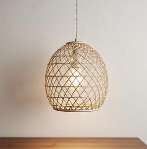 Lampes suspendues au plafond de forme unique, style vintage, pour la maison, le magasin, le café, le restaurant, disponibles en rotin pour l'intérieur - Product Image 5