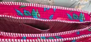 Bolso Tote Acolchado de Algodón con Estampado Floral Bohemio de Advik, para Compras, Ecológico y Sostenible, Hecho en Rajasthan, 280g - Product Image 4