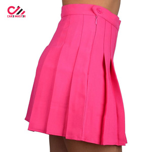 Jupe plissée taille haute personnalisée de haute qualité avec logo, uniforme scolaire unisexe pour étudiants, motif et couleur unis, jupes pour femmes - Product Image 5