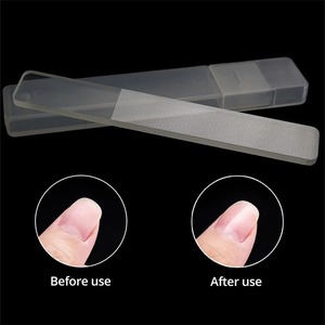 BAFA SURGICAL INSTRUMENTS Lima de uñas transparente desechable de doble cara, grano 100, duradera, con estuche protector para el cuidado de las uñas - Product Image 2