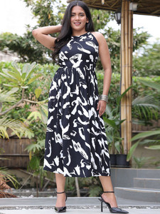 Fancy Look Indian Hand Block Printed Maxi <b>Dress</b> for Women Casual Cotton <b>Summer</b> <b>Dress</b> <b>Boho</b>-Style Long Maxi <b>Dress</b> Natural - Product Image 2