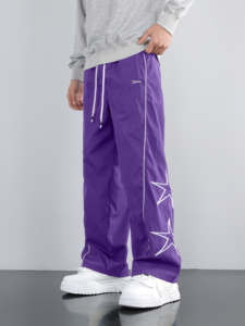 Stylish Men's Leather Flared Pants - High-Quality <b>Bell</b>-Bottom Trousers for Fashionable and Casual Wear Flared men's trousers - Product Image 2