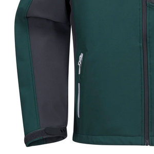 Veste en polaire rouge pour homme, col zippé, respirante, décontractée, pour l'automne, coupe classique, en polyester - Product Image 2