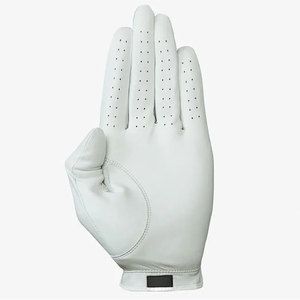 Gants de golf en cuir Cabretta respirant de qualité supérieure avec logo brodé, emballage personnalisé, taille plus, OEM personnalisable, adhérence douce - Product Image 2