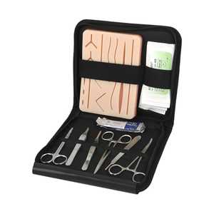 Kit de pratique de suture manuel en acier chirurgical personnalisé avec coussinet de peau, certifié CE, pour étudiants en médecine, Salaar Industry - Product Image 2