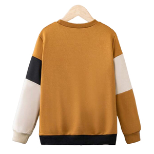 Pull-over unisexe à col rond en tricot, coupe classique, style décontracté, couleur contrastée, style streetwear, nouvelle collection, qualité supérieure, style automne - Product Image 3