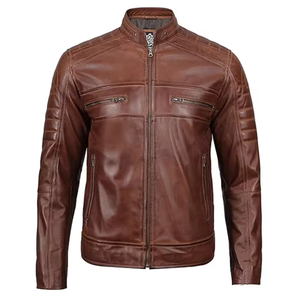 Veste en cuir tricotée légère à capuche, respirante et enduite, avec motif col rond, couleurs vives, style urbain hivernal, OEM/ODM - Product Image 5