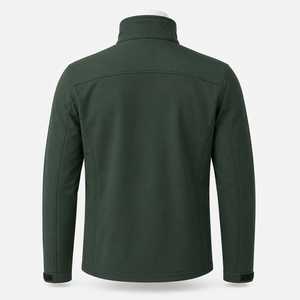 Veste softshell pour homme de haute qualité, confectionnée avec un tissu doux et flexible et une construction confortable pour les activités de plein air et le travail. - Product Image 2