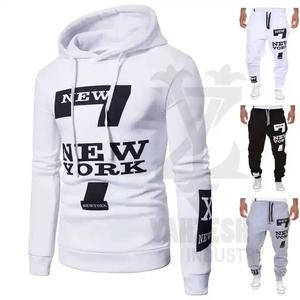 Pantalon en coton élastique pour homme, coupe ample, délavé à l'acide, effet soleil, écologique, 100 % coton, 300 g/m², en molleton bouclette français - Product Image 3