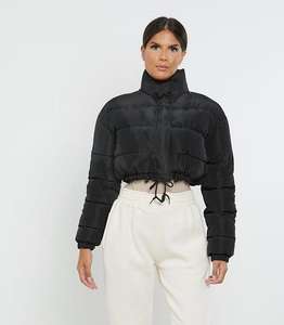 Veste courte matelassée pour femme, veste d'hiver rembourrée - Product Image 5