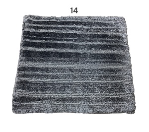 2025 luxe rayé Viscose tapis fait à la main doux brillant paillettes tapis Style moderne pour chambre et décor à la maison salon - Product Image 3
