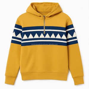 Sudadera con Capucha de Alta Calidad para Hombre, Media Cremallera, Forro Polar, Estilo Casual y Moderno para Gimnasio, Entrenamientos y Actividades al Aire Libre - Product Image 5