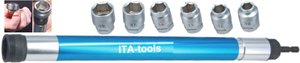 13pcs Deep Nut Driver Setter Socket & Die <b>Tool</b> <b>Set</b> - Product Image 5
