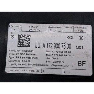 ECU และโมดูลคอมพิวเตอร์มือสองสำหรับรถยนต์ C-class รุ่น A1729007600 - Product Image 5